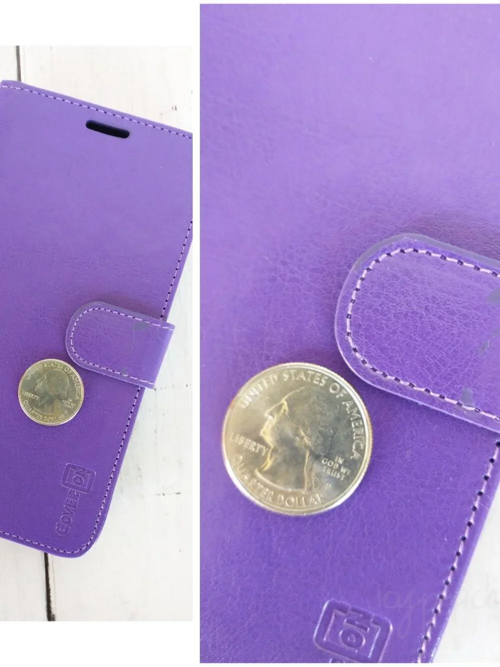 CoverON Phone Case Wallet Motorola Moto G Power 2020 Case Purple RFID Blocking